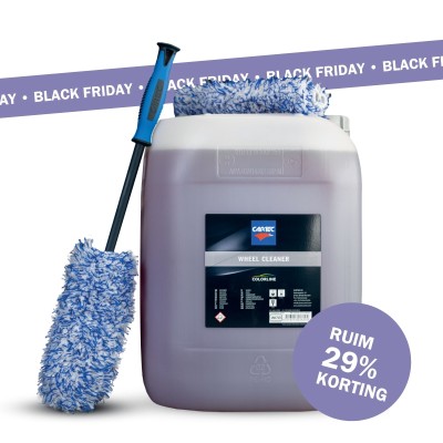 Black Friday Actie - Wheel Cleaner + Slim Microfiber Wheel Brush